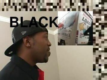 Cute white girl is amazed at how thick his black cock is