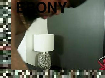 Eating some ebony ass