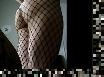 Femboy Doggystyle Fishnet Bubble Butt Fetish