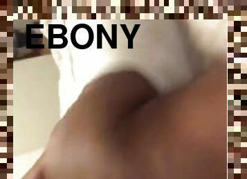 Thick ebony gets backshots