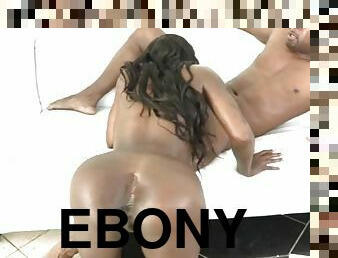 Deep ebony anal