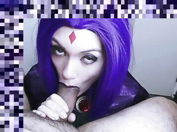 Teen Titans Raven - Big Ass And Tits Goth Girl Sex