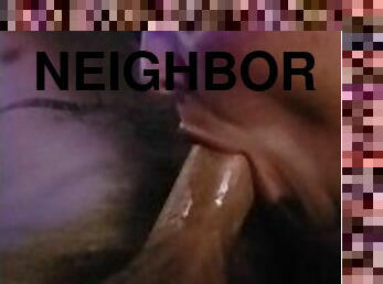 Girlfriend and neighbor sucking me off