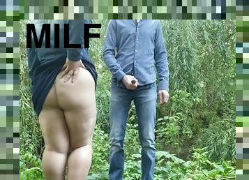 énorme, masturbation, en-plein-air, collants, public, amateur, ejaculation-sur-le-corps, milf, maison, maman