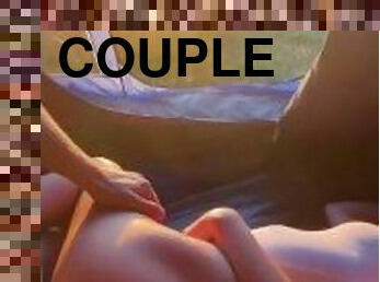 Young Couple Fuck In A Tent