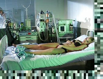 Erotic lesbian sex in the hospital with Brandy Smile and Chrystal Lee