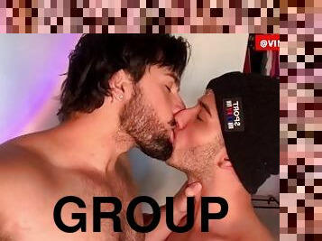 Gorgeous boys kissing