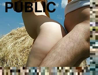 Amazing Girl Rimmed Me In Public On A Field And I Fucked Her Hard As A Reward