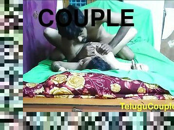 Telugu Village Couple Bhabhi Spreading Legs And Taking Cum Inside To Become Pregnant