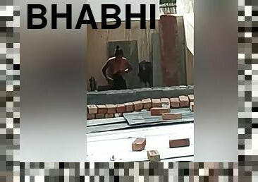 Exclusive- Desi Bhabhi Out Door Bathing Record By Hidden Cam
