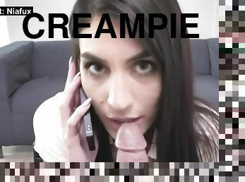 Take Off The Condom And Cum Me Inside. Creampie