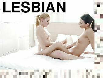 Izzy Delphine And Kira Zen Enjoy Each Others Twats In A Hot Lesbian Fuck