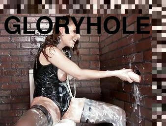 Business Babe Goes Gaga For Gloryhole! - Antonia Sainz