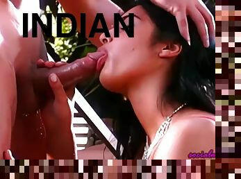 Rich Beautiful Desi Social Media Influencer Girl Ride Big Cock To Get Cumshot On Her Belly And Pussy After Party