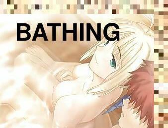 Saber-gold bath