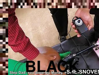 Shaming Black BDSM Spanking and Fuck Machine for Sheisnovember