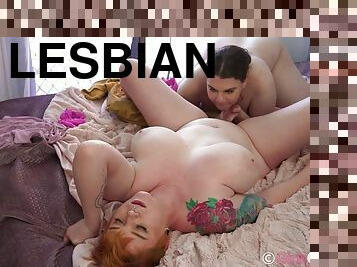 Hannah Tee & Sylvia Rose BBW Lesbian Porn
