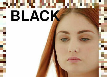 Redhead beauty gets in bed with her dad´s black friend