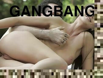 play cockhero with u girlfriend - part 2 sodomy gangbang - hard sex