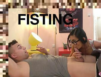 fisting, gammel, orgasme, fisse-pussy, mager, sindssyg, fingering, 18-årige, kær, ældre