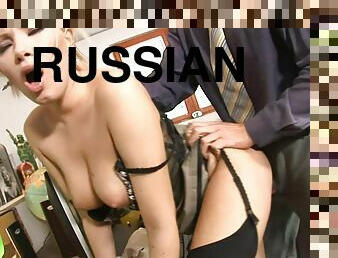 Hot Babe Russian Secretary Tight Rear End - dona bell