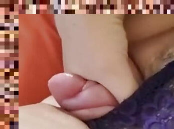 Extreme closeup pussy pumping fat pussy fingering and squirting