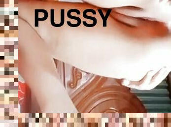 masturbation, chatte-pussy, doigtage, belle, bout-a-bout