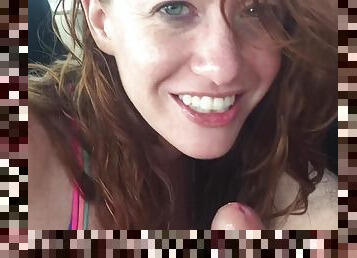 Intimacy Vlog of Redhead Teen - Beach, Fellatio and ButtPlugs