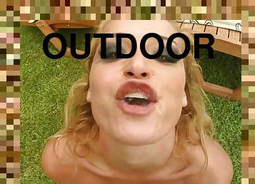 Voluptuous Caty Hot Outdoor Sex Video