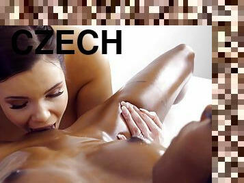 Czech Masseuse Treats Black UK Babe 1 - Massage Rooms