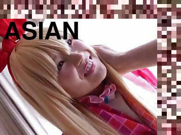 Asian cosplay lewd teen incredible xxx clip