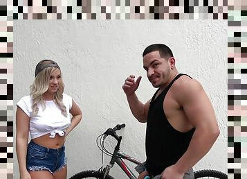 Threesome Orgy With Arousing Bike Thief 1 - Share My BF