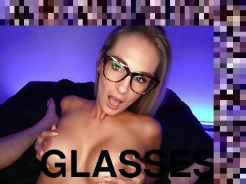 Glasses Wearing MILF Mandy Rhea MESSY FACIAL POV