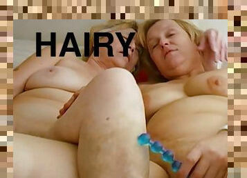 Real Hairy Grandma Showing Her Lusty Desires To Partner