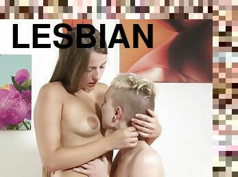 Impudent lesbians amazing porn scene