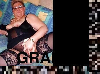 vieux, granny, compilation, plus-agée