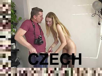 Ukrainian model tries her luck at Czech casting