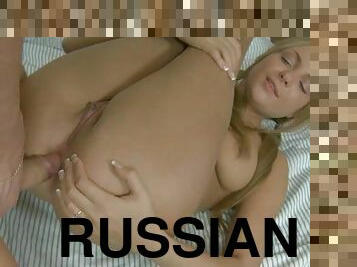 Seductive Russian girl Maria Kuznetsova wants to be butt fucked