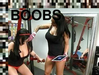 Big Boobs Babestation Girl kerry and lexi lesbian sex in gym