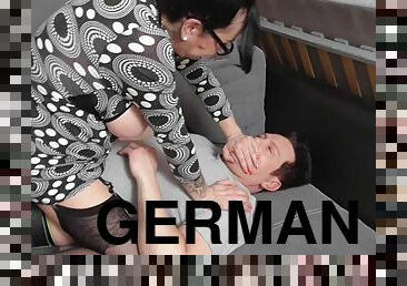 strict german mistress choke slave bobby