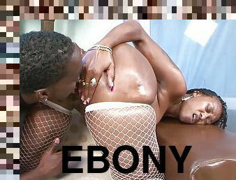 Ebony with big Natural tits and big juicy phat ass - ebony