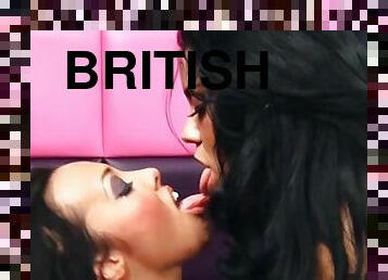 British Babes dani oneil and rio lee anal lesbian show