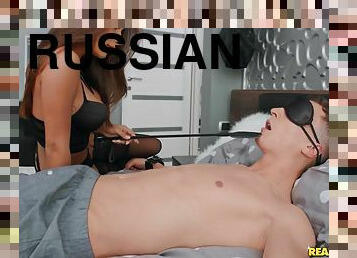 BN_Unwinding After Work: Charlie Dean and young Russian cutie Liya Silver fuck after shower
