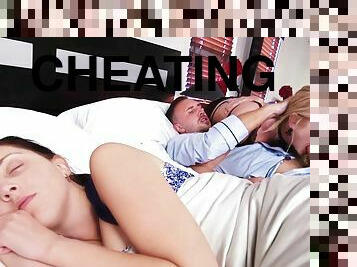 Dirty Slut Sucks Big Meaty Cock Of Cheating Husband
