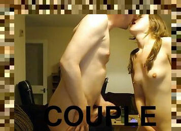Couple masturbate at home on webcam 2
