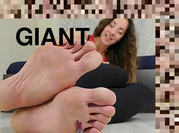 stopala-feet, pov, smješni, fetiš, gigant