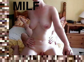 Milf wife facesitting and fucking husband