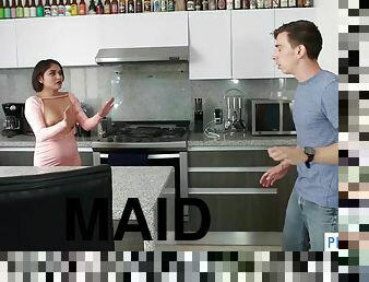 Oops I fucked my parents lil maid