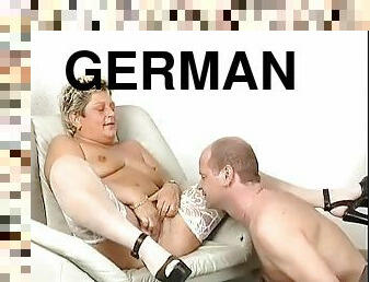 Horny old German woman