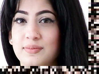 Cute Egyptian Nadia Ali, her porn debut